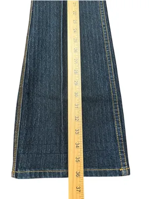 Vintage Y2K Low Rise Dark Wash Jeans thumbnail 4