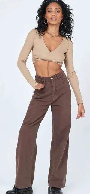 PRINCESS POLLY Suri Long Sleeve Top thumbnail 1
