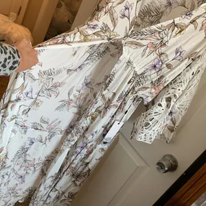 Life overalls coverups NWT White Size M thumbnail 3