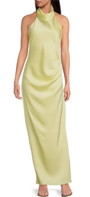Dillard’s Gianni Bini Butter Yellow Dress thumbnail 1
