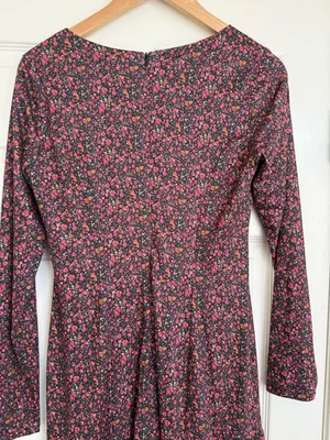 Anthropologie HUTCH Chase Tiered Long Sleeve Floral Midi Cottage‎ Dress S NWT thumbnail 7