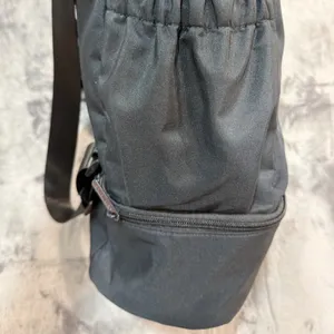 Beyond Yoga Drawstring Backpack Womens Black Nylon Gym Travel Bag OS thumbnail 4