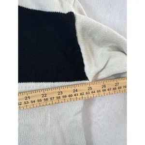 Sincerely Jules Womens SKI Graphic‎ Knit Sweater White Black Medium ST21841 thumbnail 5