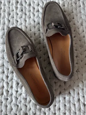 Elizabetta Taupe Suede Loafers, size 38 (7.5/8) thumbnail 1