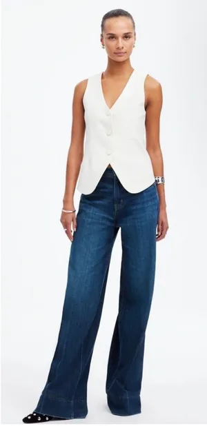 Madewell Curvy Superwide Leg Jeans 25T thumbnail 1