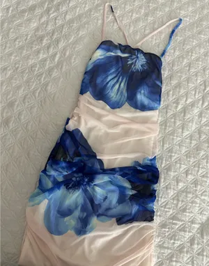 Floral Dress Blue thumbnail 2