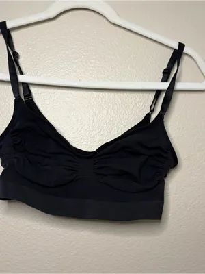 Skims bralette slimming fits everybody hourglass shapewear plus size 2X/3X black thumbnail 2