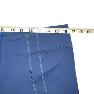 Lululemon Define Zip Front Blue High-Waisted Flare Legging Pants in Pitch Blue thumbnail 6