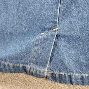 VTG Denim & Co Jean Skirt Womens 8 Blue Cotton Medium Wash Pockets USA thumbnail 7