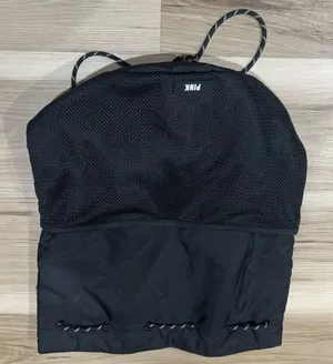 Victoria’s Secret PINK Black Drawstring Bag thumbnail 1
