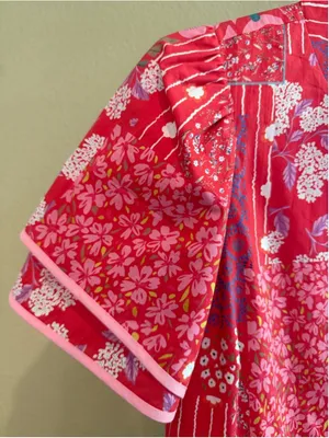Entro Women’s Sightseer Floral Print Midi Dress in Red Size sS thumbnail 4