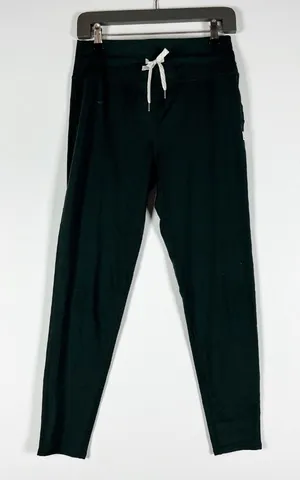 Vuori Women's Performance Ankle Crop Mid Rise Jogger Pants Ultra Soft Green M thumbnail 1