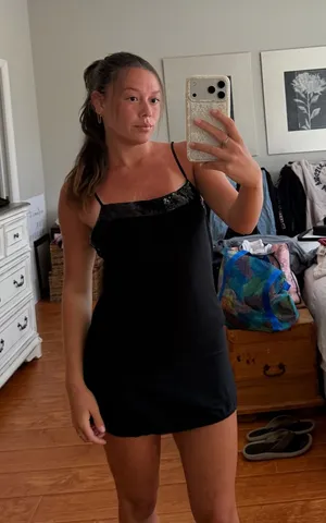 Vintage Black Sparkle Tank thumbnail 1