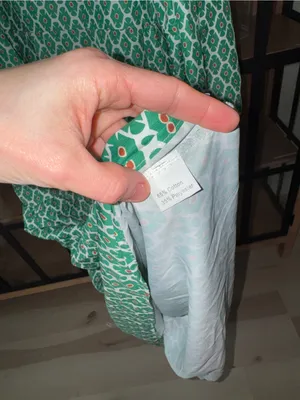 Amazon block print kelly green maxi dress midi puff sleeve tiered ruffle thumbnail 11