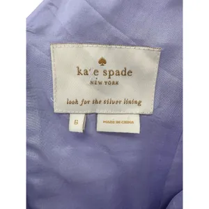 Kate Spade New York Minae Lavender Lilac Purple Gold Dress‎ Size 6 Wedding Guest thumbnail 3
