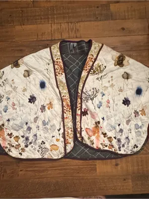 Anthro | BLANK‎ NYC Floral Quilted Kimono thumbnail 2