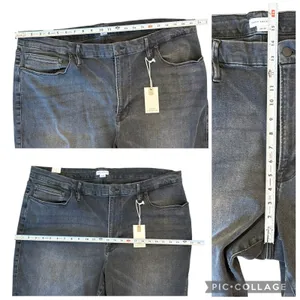 Good American Always Fits Good Legs Flare Jeans Plus Size 28-32 Faded Black NEW thumbnail 11