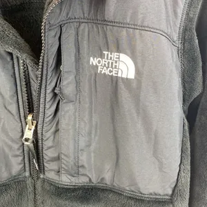 North Face Black Zip Cozy Fuzzy Fleece Long Sleeve Sport Jacket XS thumbnail 4
