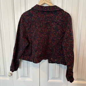 Woman Within Floral Denim Jacket And Jeans Set Size 12W/16W‎ thumbnail 3