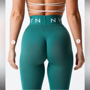 NVGTN Emerald Green Sport Seamless Leggings Size Medium thumbnail 3