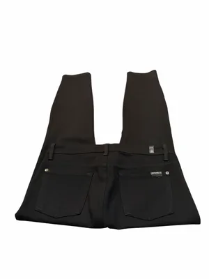 7 FOR ALL MANKIND black slim illusion pant thumbnail 3