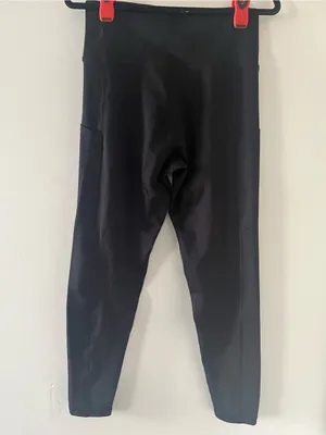 American Eagle The Everything Pocket Leggings Black Large High Rise 7/8 Length thumbnail 4