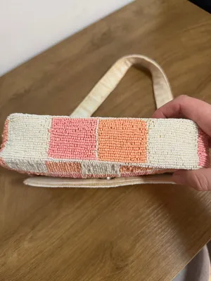 Altered state beaded bag Pink thumbnail 6
