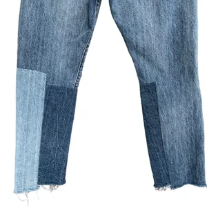 Levi’s 501 SZ W27 L27 Patchwork Jeans Ragged Lands Button-Fly Distressed Frayed thumbnail 6
