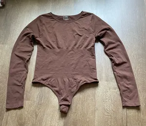 Tummy Control Smoothing Bodysuit Brown Size 3XL/4XL thumbnail 1