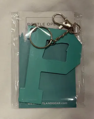Portland Gear Bottle Opener Logo Keychain thumbnail 1