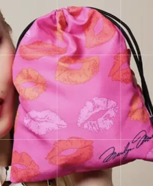 Ipsy Pink Limited Edition SPECIAL 'MM100' Lips Glam Drawstring Cosmetic Pouch thumbnail 2