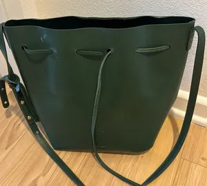 Mansur Graviel Green Tote thumbnail 1