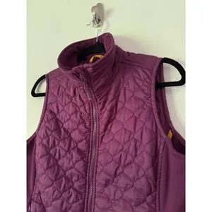 L.L Bean Purple Quilted Full Zip Vest Women’s Size Medium thumbnail 4