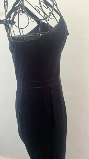Abercrombie & Fitch velvet romper thumbnail 7