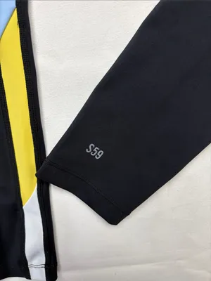 Splits 59 large iselin techflex Black Leggings with Blue, Yellow & White Accent thumbnail 5