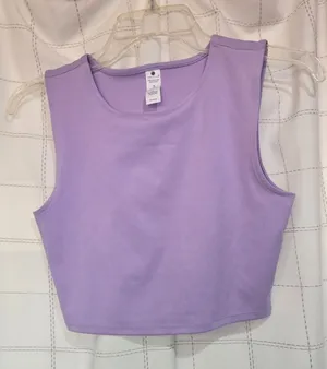 Yogalicious Pure Cloud Nicki Muscle Cropped Tank Top thumbnail 1