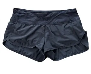Lululemon Speed Short Black 2.5” Inseam Size 6 Running Shorts Built-In Liner thumbnail 1
