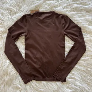 Skims Soft Smoothing Long Sleeve Top Cocoa Size XS thumbnail 4