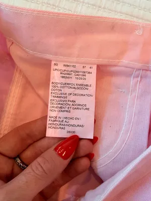 Dickies Winnie’s Customs Light Pink Women's Straight-Leg Jeans Size 28x30 thumbnail 7