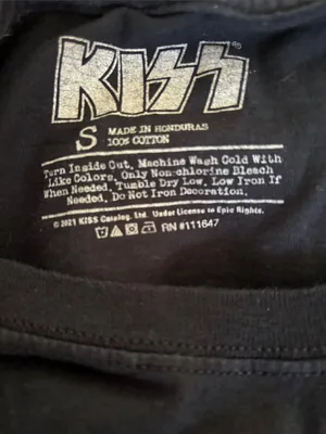Kiss Destroyer Band Tee Sz S Black 100% Cotton SS Grunge Legendary Hard Rock thumbnail 4