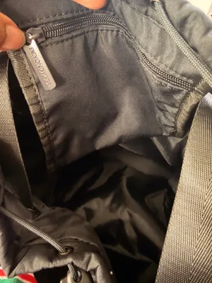 Beyond Yoga Black Drawstring Backpack Gym Bag thumbnail 5