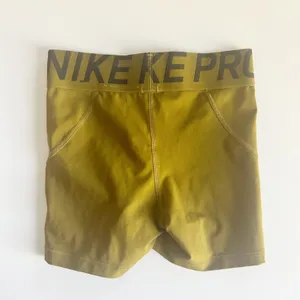 Nike Pro Womens Olive Green Dri-FIT Compression Athletic‎ Workout Shorts Size XS thumbnail 6
