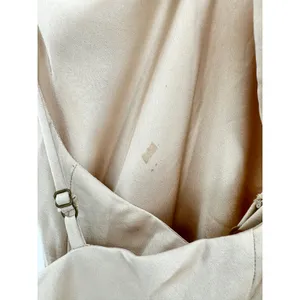 Show Me Your‎ Mumu Verona Champagne Luxe Satin Dress Gold Midi Womens Size M thumbnail 4