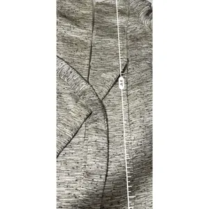 White House Black Market Metallic Tweed Tie Waist Coat Gray Cream Size 14 thumbnail 8