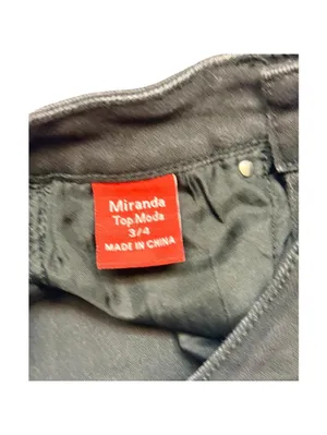 moda bootcut dark demin jeans with embellished back pockets thumbnail 4