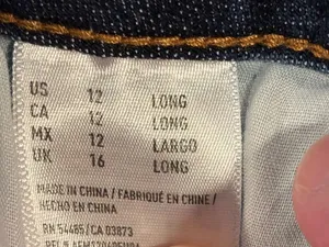 American Eagle Outfitters Navy Skinny Jeans for Women thumbnail 4
