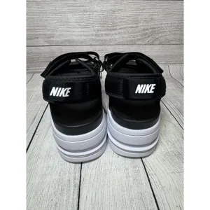 Nike Icon Classic Sandals Slides Shoes DH0224-001 Black / White Women's Size 10 thumbnail 9