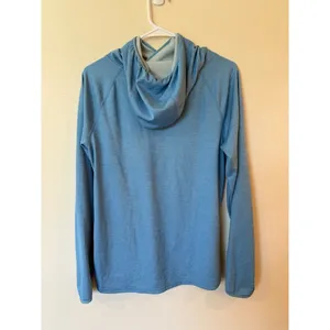 Patagonia Long Sleeve Pullover Hoodie Blue Women's Size Large Activewear thumbnail 2