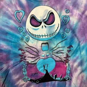 Nightmare before Xmas Danny elf man tiedye tee size 2XL thumbnail 2
