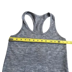 Lululemon Swiftly Tech Racerback Tank Size 4 Light Gray Marl Fitted Sporty‎ Gym thumbnail 8
